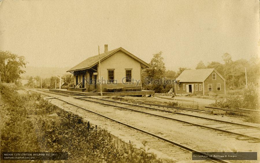 Postcard: Concord station